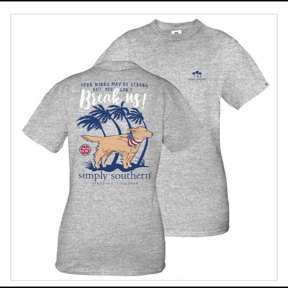 Simply Southern You Can't Break US USA Dog Shirt S